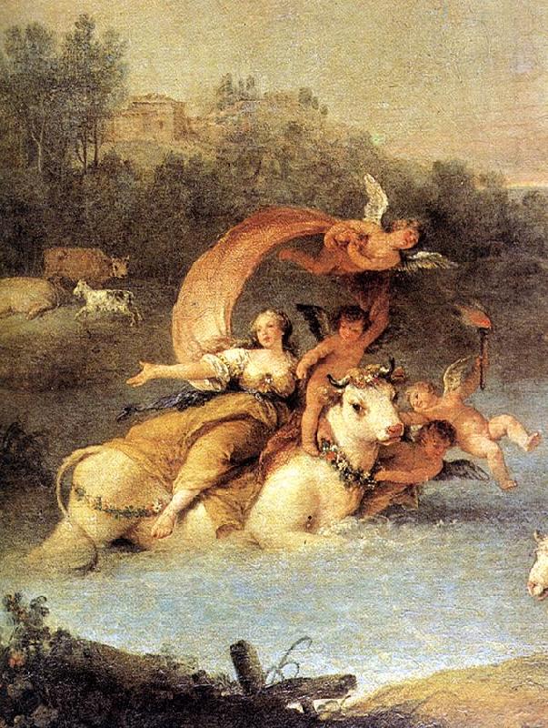 ZUCCARELLI  Francesco The Rape of Europa (detail) china oil painting image
